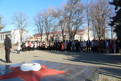 участники митинга
